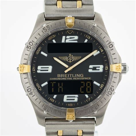 breitling aerospace battery type|breitling aerospace 40mm.